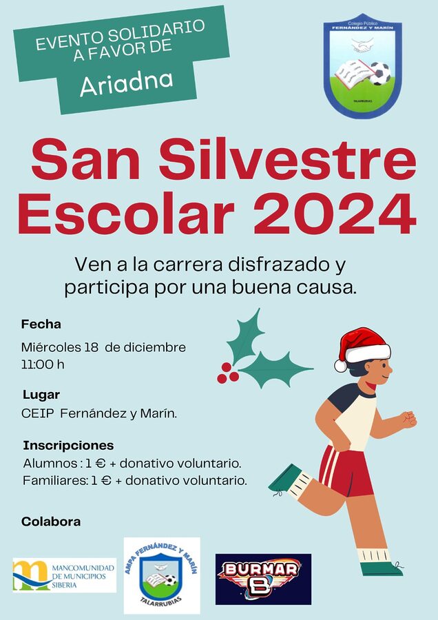 Carrera solidaria navideña